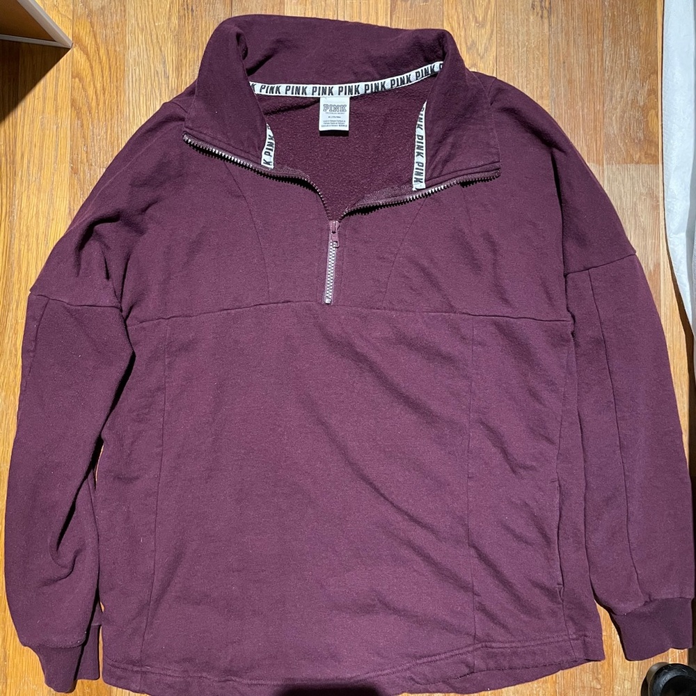 VS Pink Quarter Zip Up